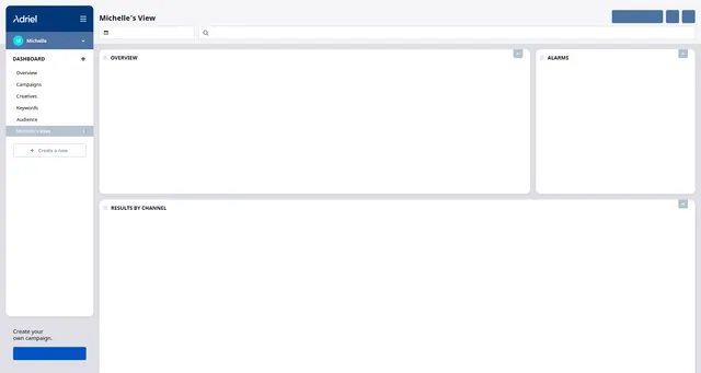 Dashboard design (Mockup)