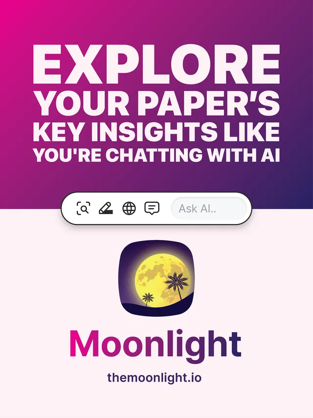 Poster design for Moonlight promotional event