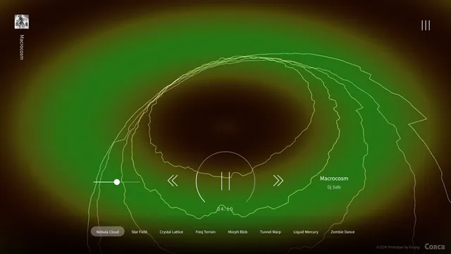 Aurora (Audio-based visualization player)